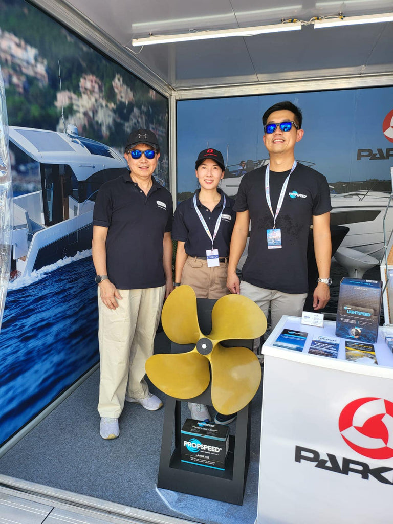 Our team at the Singapore Yacht Festival 2023