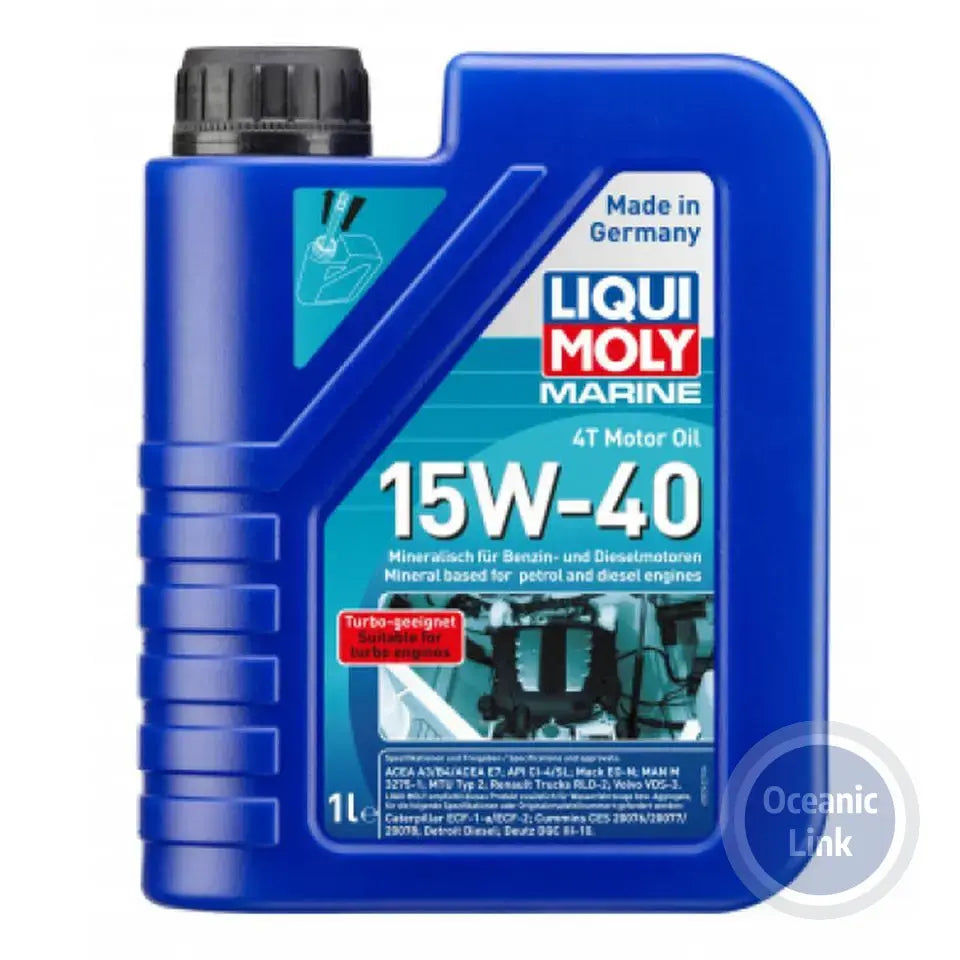 LIQUI MOLY 4L Marine 4T New Generation Motor Oil SAE 15W40 main image 0