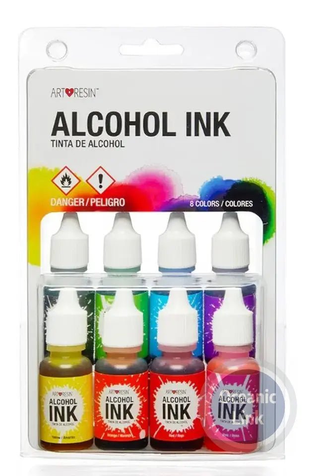 ART RESIN EPOXY 8 Colors Alcohol Ink Kit AR001-04 – oceansin